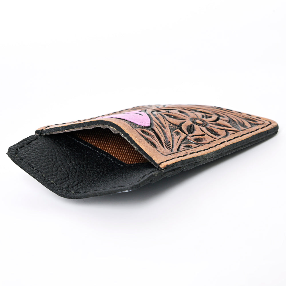 OHLAY KBG240 Card-Holder Hand Tooled Genuine Leather women bag western handbag purse