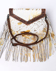OHLAY KBG243 ENVELOPE Hand Tooled Hair-on Genuine Leather women bag western handbag purse