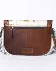 OHLAY KBG243 ENVELOPE Hand Tooled Hair-on Genuine Leather women bag western handbag purse