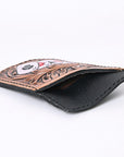 OHLAY KBG247 Card-Holder Hand Tooled Genuine Leather women bag western handbag purse