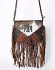 OHLAY KBG255 Coin Purse Embossed Hair-On Genuine Leather women bag western handbag purse