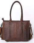 OHLAY KBG264 TOTE Upcycled Wool Genuine Leather women bag western handbag purse
