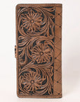 OHLAY Coin Purse Hand Tooled Genuine Leather Western Women Bag | Handbag Wallet Purses for Cute