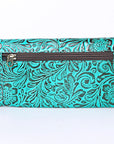 OHLAY KBG273 Coin Purse Embossed Genuine Leather women bag western handbag purse