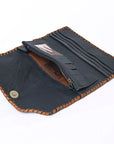 OHLAY KBG273 Coin Purse Embossed Genuine Leather women bag western handbag purse