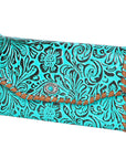 OHLAY KBG273 Coin Purse Embossed Genuine Leather women bag western handbag purse