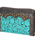 OHLAY SKBG276 Coin Purse Embossed Genuine Leather women bag western handbag purse