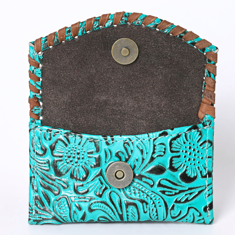 OHLAY KBG279 Coin Purse Embossed Genuine Leather women bag western handbag purse