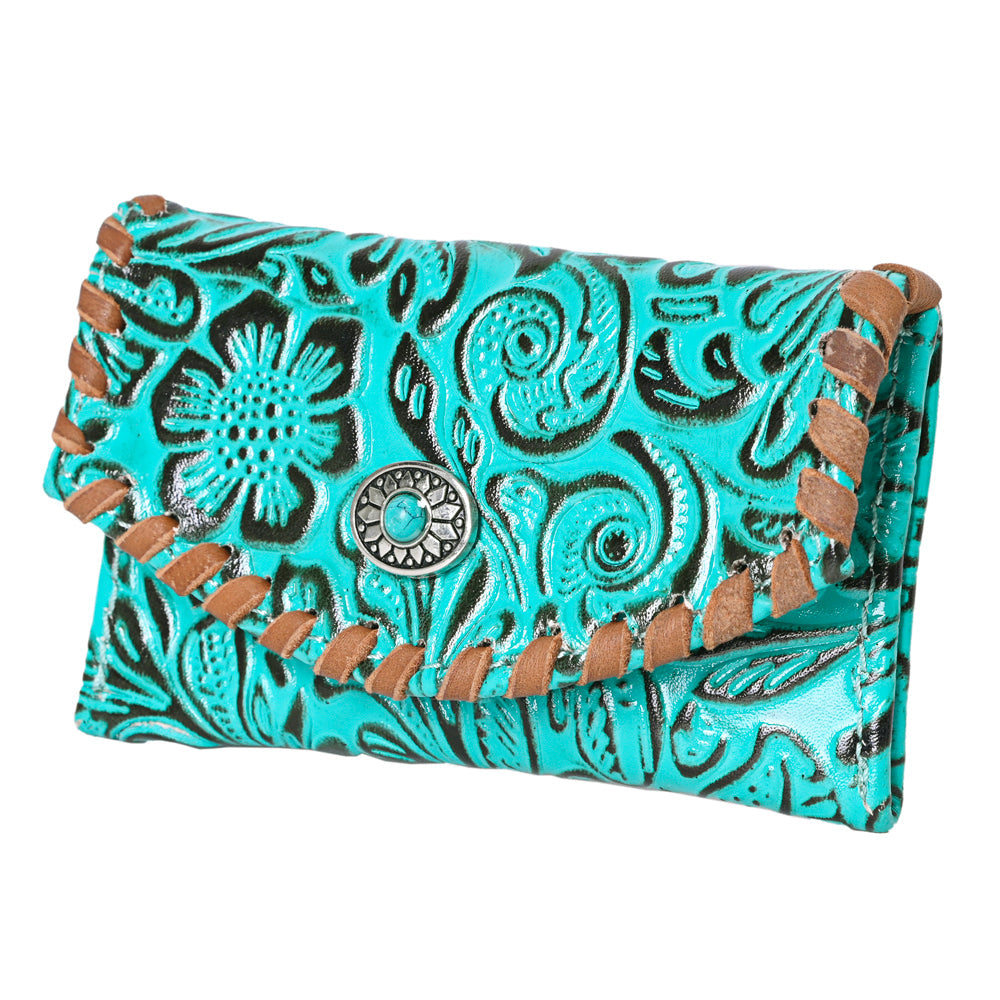 OHLAY KBG279 Coin Purse Embossed Genuine Leather women bag western handbag purse