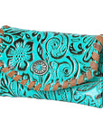 OHLAY KBG279 Coin Purse Embossed Genuine Leather women bag western handbag purse
