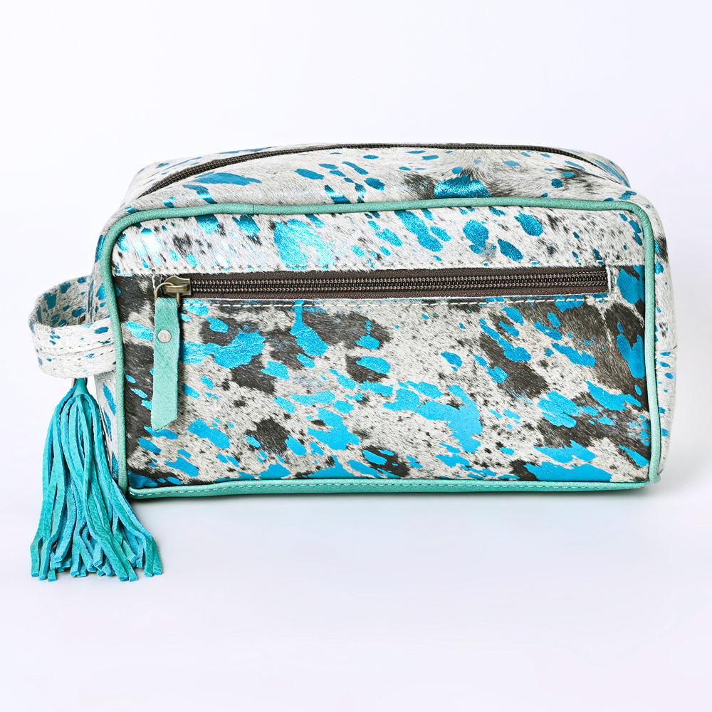 OHLAY TOILETRY  Hair-on Genuine Leather women bag western handbag purse