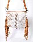 OHLAY LARGE CROSSBODY  Hair-on Genuine Leather women bag western handbag purse