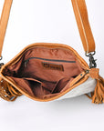 OHLAY LARGE CROSSBODY  Hair-on Genuine Leather women bag western handbag purse
