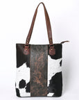 OHLAY KBG296 TOTE Embossed Hair-on Genuine Leather women bag western handbag purse
