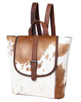 OHLAY KBG298 Backpack Hair-On Genuine Leather women bag western handbag purse