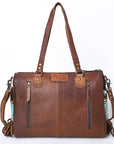 OHLAY KBG308 TOTE Embossed Hair-on Genuine Leather women bag western handbag purse