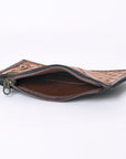 OHLAY KBG309 Coin Purse Hand Tooled Hair-On Genuine Leather women bag western handbag purse