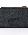 OHLAY KBG309 Coin Purse Hand Tooled Hair-On Genuine Leather women bag western handbag purse
