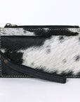 OHLAY KBG317 Coin Purse Hair-On Genuine Leather women bag western handbag purse
