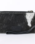 OHLAY KBG317 Coin Purse Hair-On Genuine Leather women bag western handbag purse