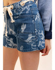 MESA WESTERN PRINT DENIM | SHORTS