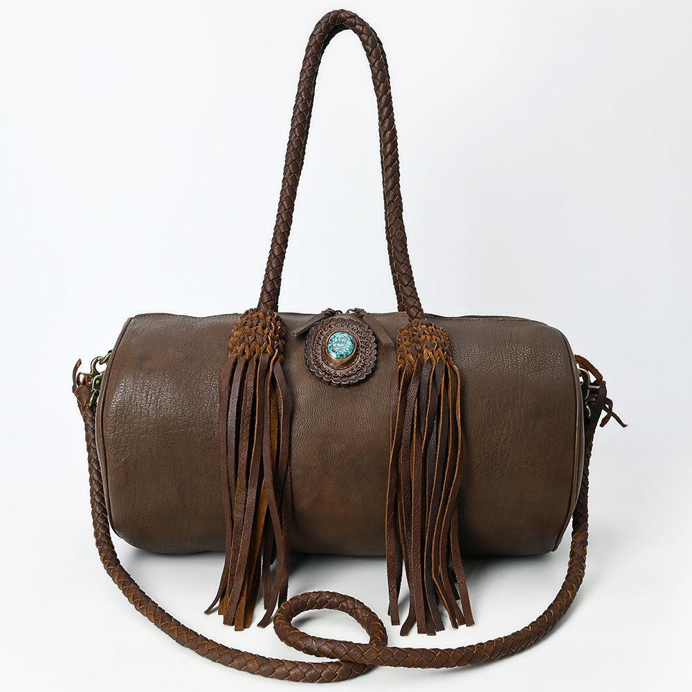 Duffel Genuine Leather women bag western handbag purse