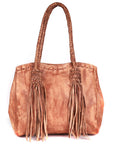Never Mind Nmbgm141A Tote Vintage Handmade Genuine Cowhide Leather Women Bag Western Handbag Purse
