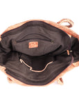Never Mind Nmbgm141A Tote Vintage Handmade Genuine Cowhide Leather Women Bag Western Handbag Purse