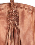 Never Mind Nmbgm141A Tote Vintage Handmade Genuine Cowhide Leather Women Bag Western Handbag Purse