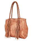 Never Mind Nmbgm141A Tote Vintage Handmade Genuine Cowhide Leather Women Bag Western Handbag Purse