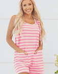Sunny Stripe Pocket Romper