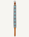 Hilason Western Style Heavy Duty Beaded American Leather Pet Dog Collar