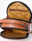 American Darling Canteen Hand Tooled Genuine Leather Women Bag Western Handbag Purse