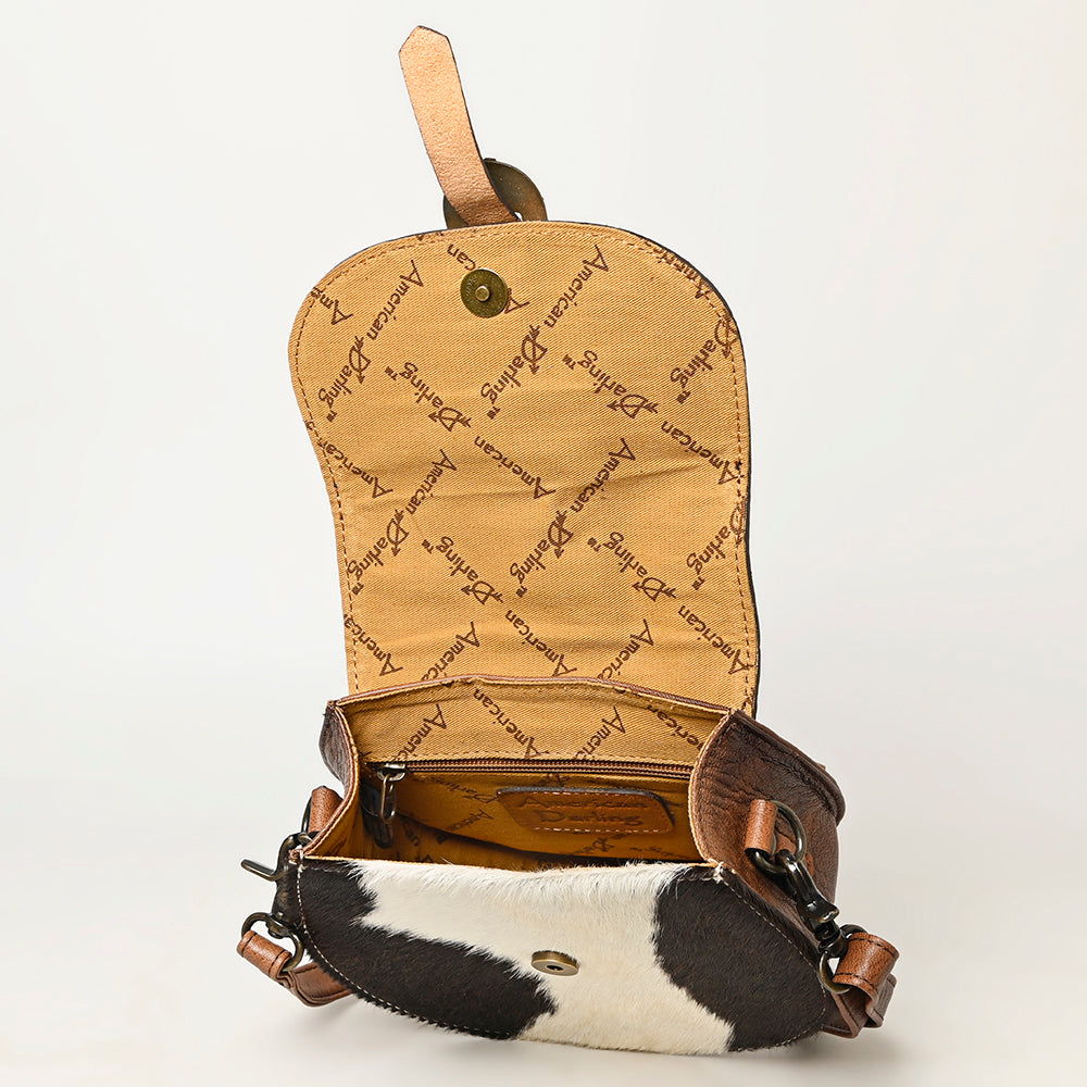 American Darling Crossbody Hair-On Genuine Leather Women Bag Western Handbag Purse