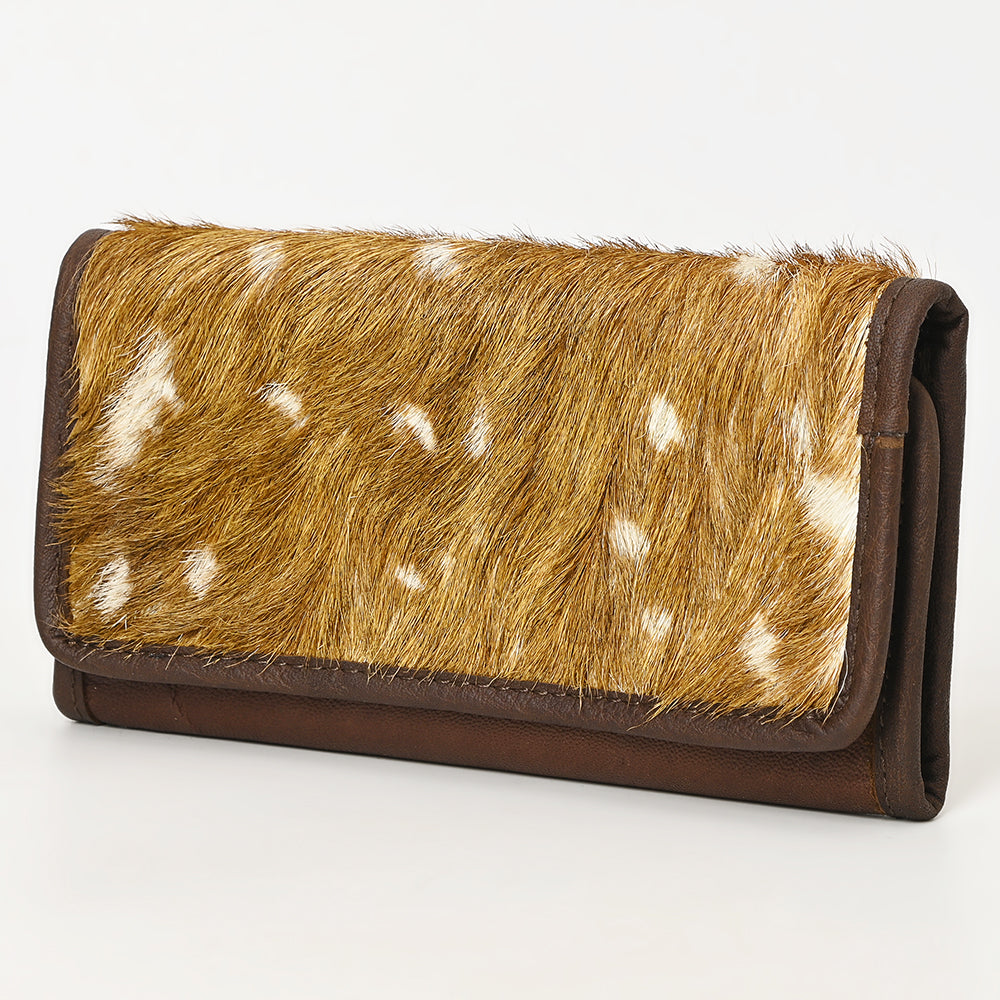 American Darling ADBG1223 Wallet Hair On Genuine Leather women bag western handbag purse