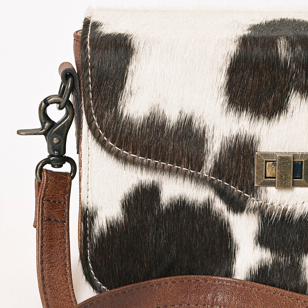 American Darling Small Crossbody Hair On Genuine Leather Women Bag Western Handbag Purse