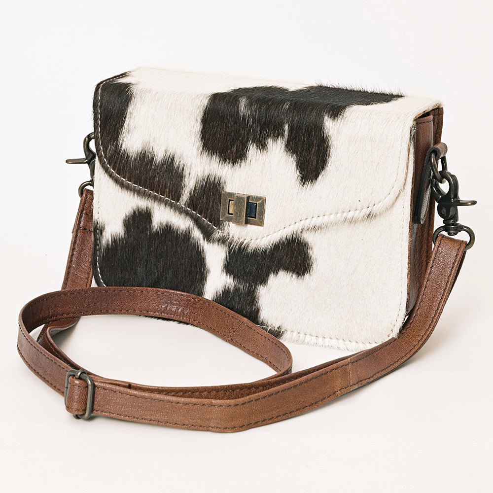 American Darling Small Crossbody Hair On Genuine Leather Women Bag Western Handbag Purse