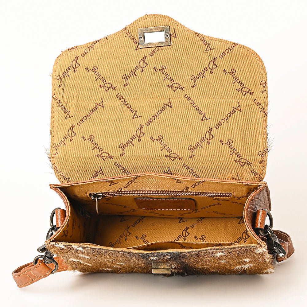 American Darling Small Crossbody Hair On Genuine Leather Women Bag Western Handbag Purse