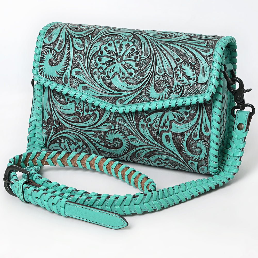 American Darling Hand Tooled Genuine Leather Women Bag Western Handbag Purse