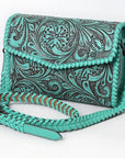 American Darling Hand Tooled Genuine Leather Women Bag Western Handbag Purse