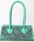 American Darling Hand Tooled Genuine Leather Women Bag Western Handbag Purse