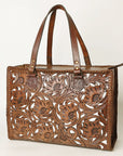 OHLAY KBG322A TOTE Hand Tooled Genuine Leather women bag western handbag purse