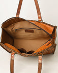 OHLAY KBG322B TOTE Hand Tooled Genuine Leather women bag western handbag purse