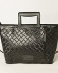 OHLAY KBG324A TOTE Hand Tooled Genuine Leather women bag western handbag purse