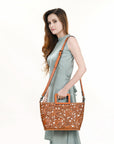 OHLAY KBG324B TOTE Hand Tooled Genuine Leather women bag western handbag purse