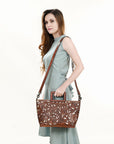 OHLAY KBG324C TOTE Hand Tooled Genuine Leather women bag western handbag purse
