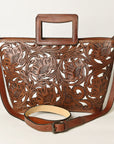 OHLAY KBG324C TOTE Hand Tooled Genuine Leather women bag western handbag purse