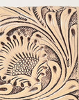 OHLAY WALLET Hand Tooled  Genuine Leather women bag western handbag purse
