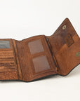 OHLAY WALLET Hand Tooled Genuine Leather women bag western handbag purse