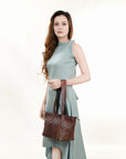 OHLAY KBG333 TOTE Hand Tooled Genuine Leather women bag western handbag purse